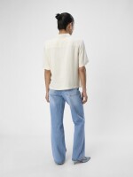 Hemd Object ObjSanne SS Shirt Sandshell