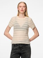 Pullover Pieces PCAgda SS Top Birch