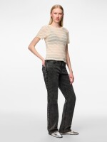Pullover Pieces PCAgda SS Top Birch