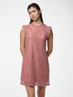 Kleid Pieces PCOlline SL Lace Dress Canyon Rose