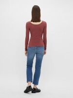 Shirt Pieces PCKitte LS Top NOOS Apple Butter