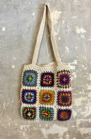Häkeltasche ni-ki granny square creme