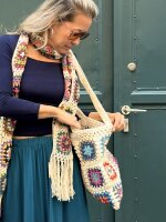 Häkeltasche ni-ki granny square creme