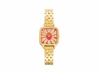 Armbanduhr Komono Kate Estate Flower Gold Bordeaux