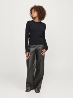 Pullover JJXX JXCara Comfy Crew Neck Knit Black