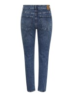 Jeans Pieces PCBella HW Tap Ankle MB406 Medium Blue Denim