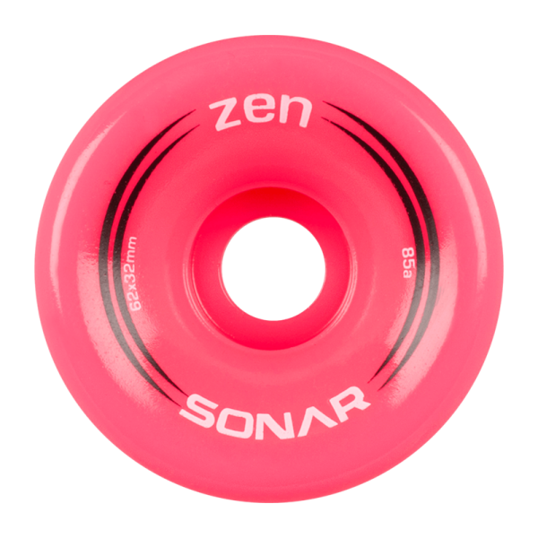 Rollen Zen Radar Sonar 62x32mm 85A pink 4er Pack