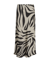 Rock Freequent FQBlosa Skirt Black w. Silver Cloud