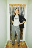 Hose Freequent FQNaron Pant Gray Pinstripe M