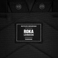 Rucksack Roka Finchley Small Black Label Recycled Canvas All Black