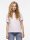 Shirt Pieces PCRia SS Fold Up Tee Stripes Bright White/Pastel Lavender Pink