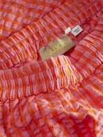 Hose JJXX JXPetra Seersucker HW Pant Persimmon Orange/Morning Glory