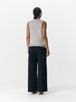 Top Object OBJGlam Knit S/L Silver