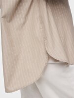 Hemd Pieces PCMelia LS Loose Shirt Crockery/Thin Bright White