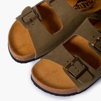 Sandalen Ibiza Plakton Light Khaki Afelpado