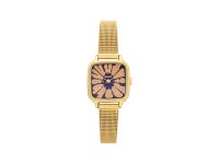 Armbanduhr Komono Kate Flower Royal Gold Blue Rose