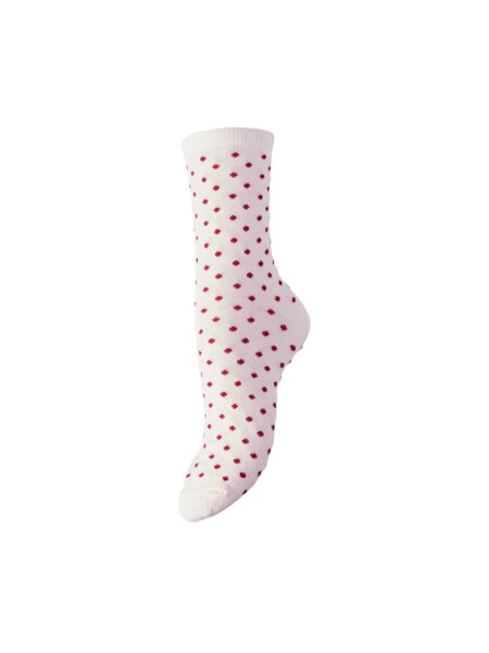 Socken Pieces PCSebby Glitter Long 1-Pack Pink-A-Boo/Small Dot