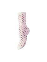 Socken Pieces PCSebby Glitter Long 1-Pack Pink-A-Boo/Small Dot