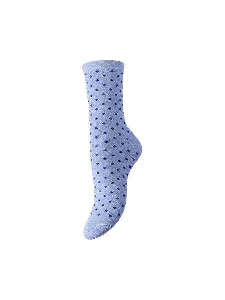 Socken Pieces PCSebby Glitter Long 1-Pack Baby Lavender/Small Dot