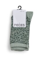 Socken Pieces PCSebby Glitter Long 1-Pack Pattern Castor Gray/LEO