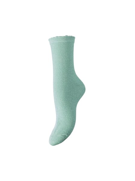 Socken Pieces PCSebby Glitter Long 1-Pack Socks Winter Green