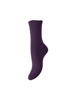 Socken Pieces PCSebby Glitter Long 1-Pack Socks Acai
