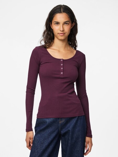 Shirt Pieces PCKitte LS Top NOOS Winetasting