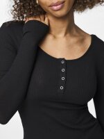Shirt Pieces PCKitte LS Top NOOS Black