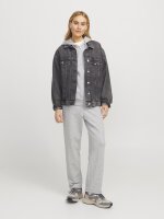 Sweatjacke JJXX JXAbbie RLX LS Zip Hood Light Grey
