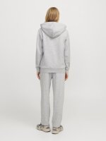 Sweatjacke JJXX JXAbbie RLX LS Zip Hood Light Grey