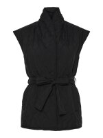 Weste Pieces PCJulia Vest w. Belt Black