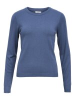 Pullover Object OBJThess L/S O-Neck Knit Dark Denim/Melange