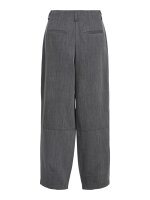 Hose Object OBJIvalo HW Wide Barrel Pants Dark Grey Melange