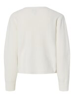 Cardigan Pieces PCOra LS V-Neck Knit Cloud Dancer