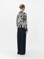 Pullover Object ObjRay L/S Knit Black/Sandshell