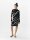 Kleid Object ObjRay L/S Knit Dress Black/Desert Taupe