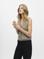 Weste Object OBJDiana V-Neck Knit Vest Morel/Melange