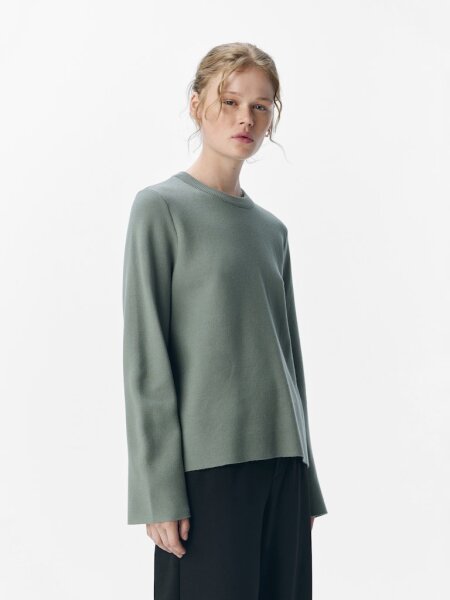 Pullover Object ObjReynard O-Neck Knit Laurel Wreath