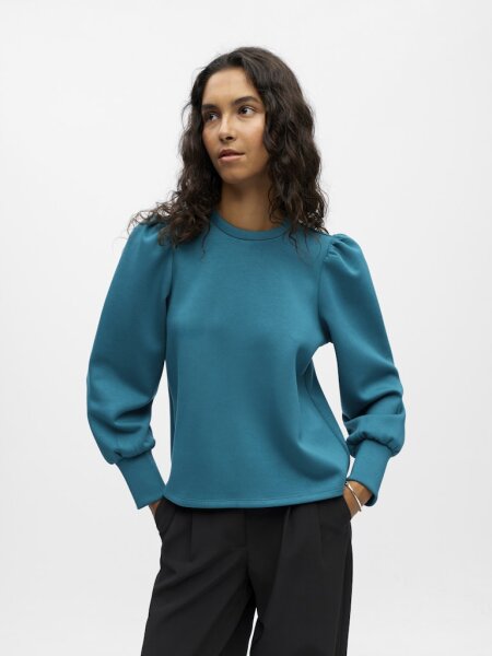 Shirt Object ObjAndrea L/S O-Neck Top Legion Blue