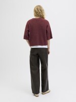Cardigan JJXX JXEvi SS Knit Cabernet