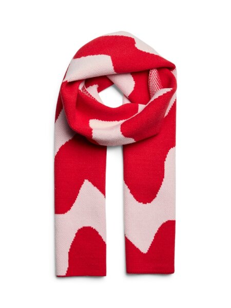 Schal Pieces PCRulie Long Scarf Goji Berry/Wavey