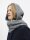 Balaklava Object OBJMilu Scarf Knit Balaclava Medium Grey