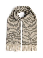 Schal Pieces PCJira Scarf White Pepper/Tiger