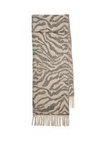 Schal Pieces PCJira Scarf White Pepper/Tiger