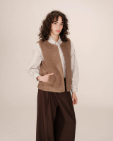 Weste G&M Sinatra 111016 Taupe