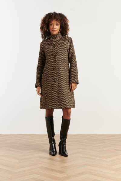 Mantel Smashed Lemon 25539 Black-Camel