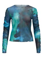 Shirt Object ObjAila L/S Slim Top Sky Captain/Legion Blue