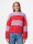 Pullover Pieces PCJanel LS O-Neck Knit Beetroot Purple/Honeycomb