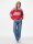 Pullover Pieces PCJanel LS O-Neck Knit Beetroot Purple/Honeycomb