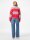 Pullover Pieces PCJanel LS O-Neck Knit Beetroot Purple/Honeycomb